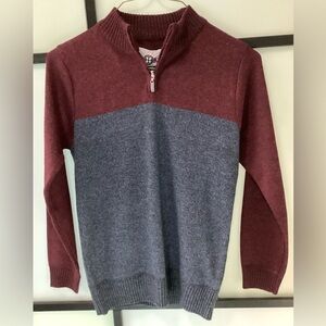 NEW Faze 1 sweater 1/4 zipper. Size 10/12